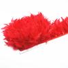 2 yardy/Lot Turecká péřová třásňová stuha 5-6 palců Chandelle Marabou Turecká péra Ozdoba Sukně Šaty Péřová dekorace Plumas DIY