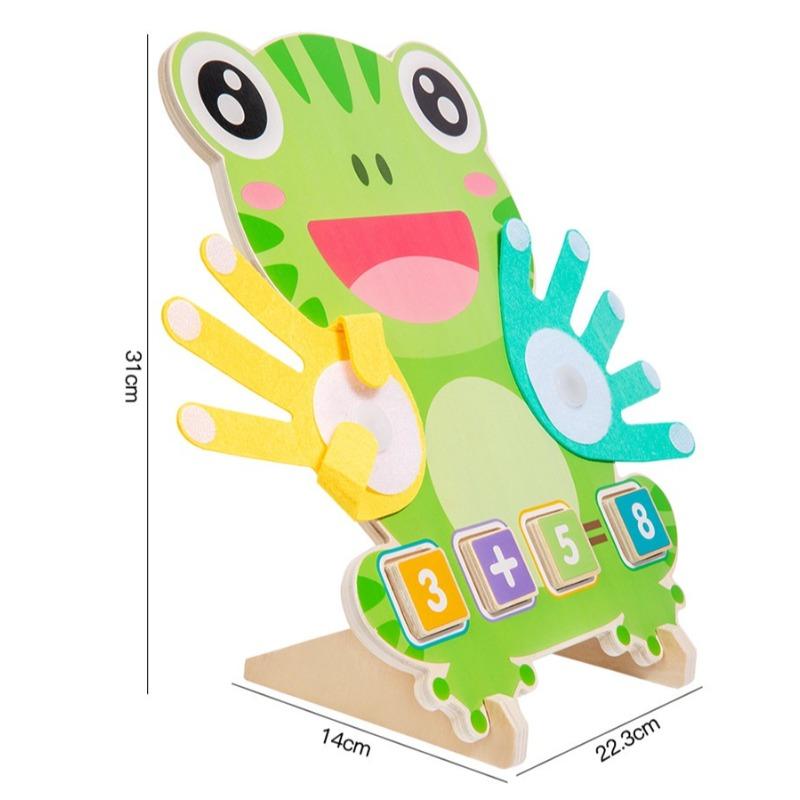 Montessori Wooden Toys For Toddlers 1-2 Years Old Early Education Math Learning Tools 3D Interactive Learning Aids