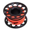 30m   98.43ft Scuba Diving Reel Aviation Aluminum With Double Ended Hooks Multi Purpose Finger Spool Reel Black