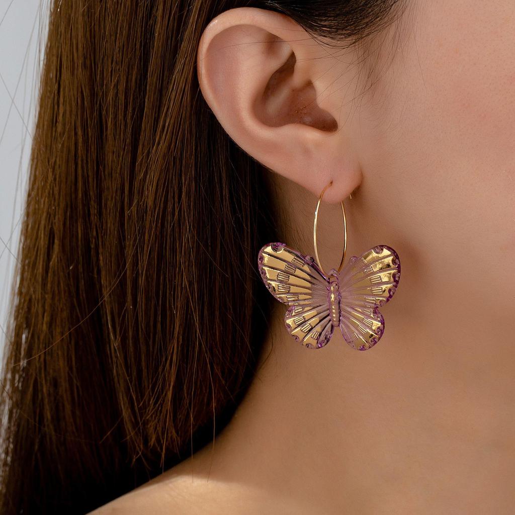 Colorful Butterfly Fairy Earrings: Cute, Unique Design for Daily Wear