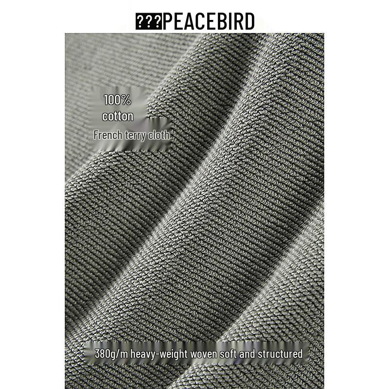 Peacebird Men's Washed Loose Fit Casual Sweatshirt