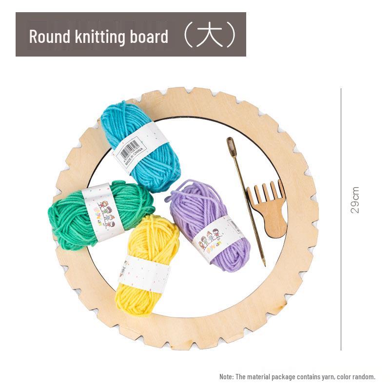 Children's Art Area Wool Knitting Board - DIY Weaving Material Kit for Kindergarten & Large Class Teaching