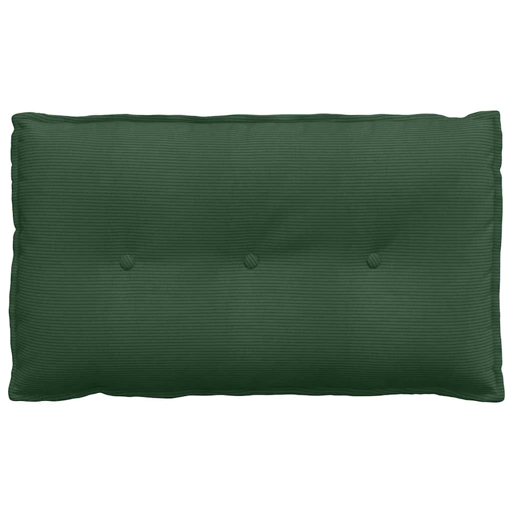 Back Cushion Jungle Green 80 x 50 cm Cord Fabric