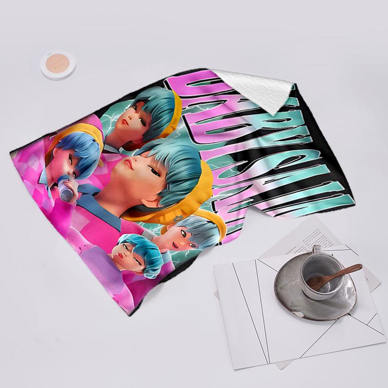 Beach Towel with K-Pop Demon Hunters Pattern - Soft,absorbent,machine Washable Lightweight&Modern,swimming,Travel Essentials