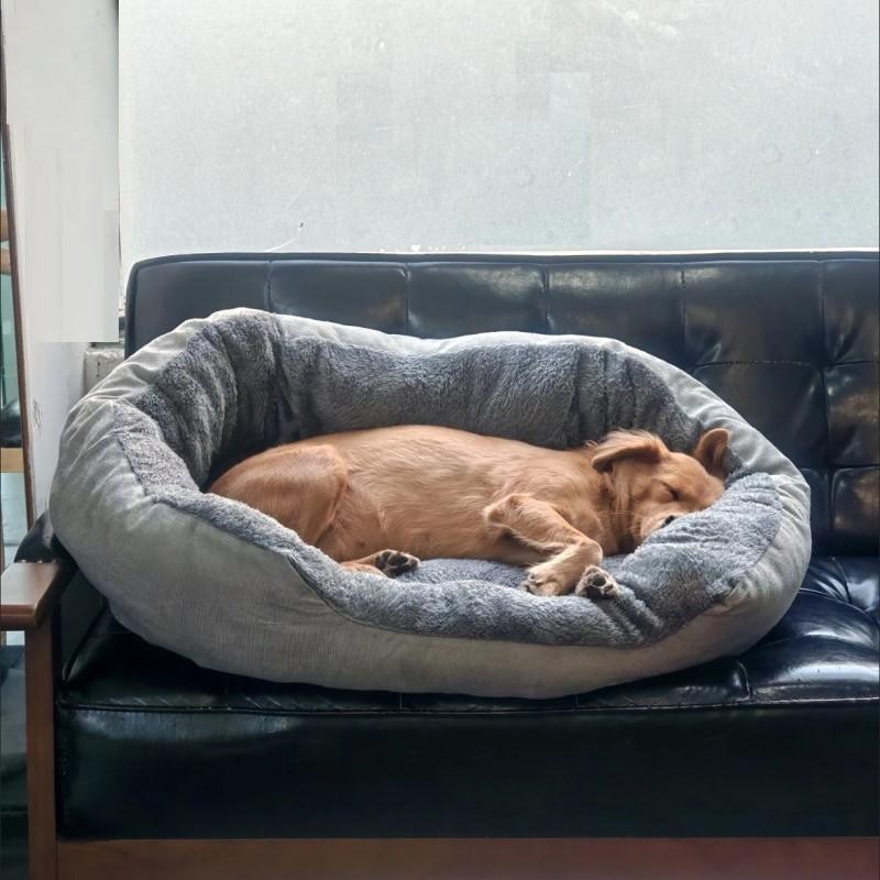 Very Soft Warm Dog Bed Pet Basket Cat House Sofa for Medium Large Dog Sofa Bed Cushion Dog Bed House Pet Supplies Accessories