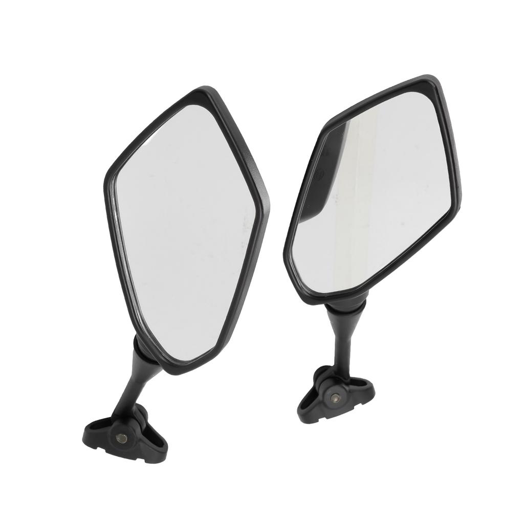 Pair Motorcycle Rearview Mirrors Black Visibility Replacement for Honda CBR F4 Racing