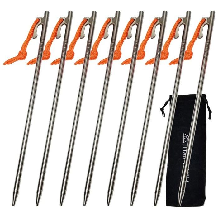 TITAN MANIA Peg - Titanium - 20cm - 8 Pack