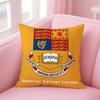 Academic Global Theme Art BBacktoschool Season Cushion Cover Pillowcase Short Plush Invisible Zipper Room Sofa Cushion Cover