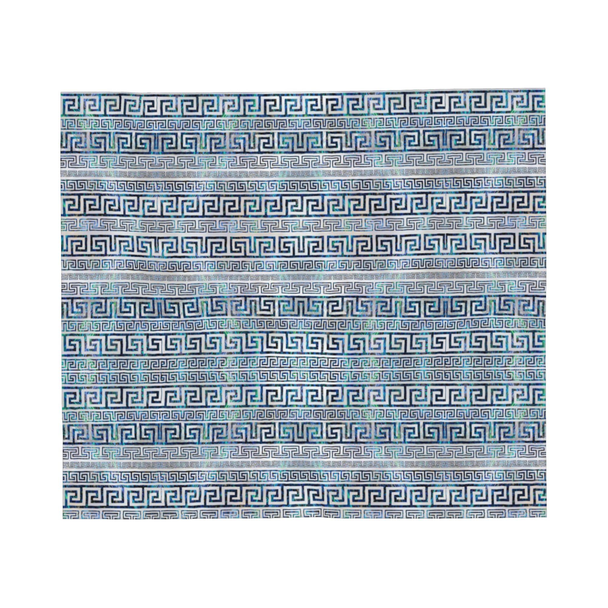 

Greek Key and Line Black and White Blanket Flannel All Season Breathable Ultra-Soft Throw Blankets for Home Office Bedspread 30x40in