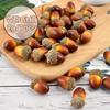 5/10 PCS Artificial Acorns with Caps Realistic Fake Acorns DIY Craft Fall Autumn Decor Table Centerpiece Woodland Props