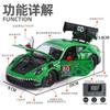 1:24 911 GT3 RS Coche Deportivo Metal de Aleación Modelo Fundido a Presión Coche Decoración del Hogar y Adorno para Escritorio de Ordenador