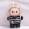 For 15-17cm Labubu Doll Clothes Fashion Clothes Hoodies Doll Clothes Color Match Hoodies Dolls Accessories Cute Decoration Little Cloths