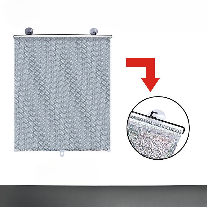 Blackout Roller Blinds with Suction Cup Installation for Kitchen - UV Protection and Light Blocking