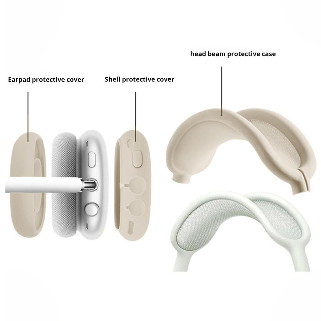 Silicone Headphone Cover Protective Case Replacement For 2 Wireless Earphone Cover Dustproof Accessories