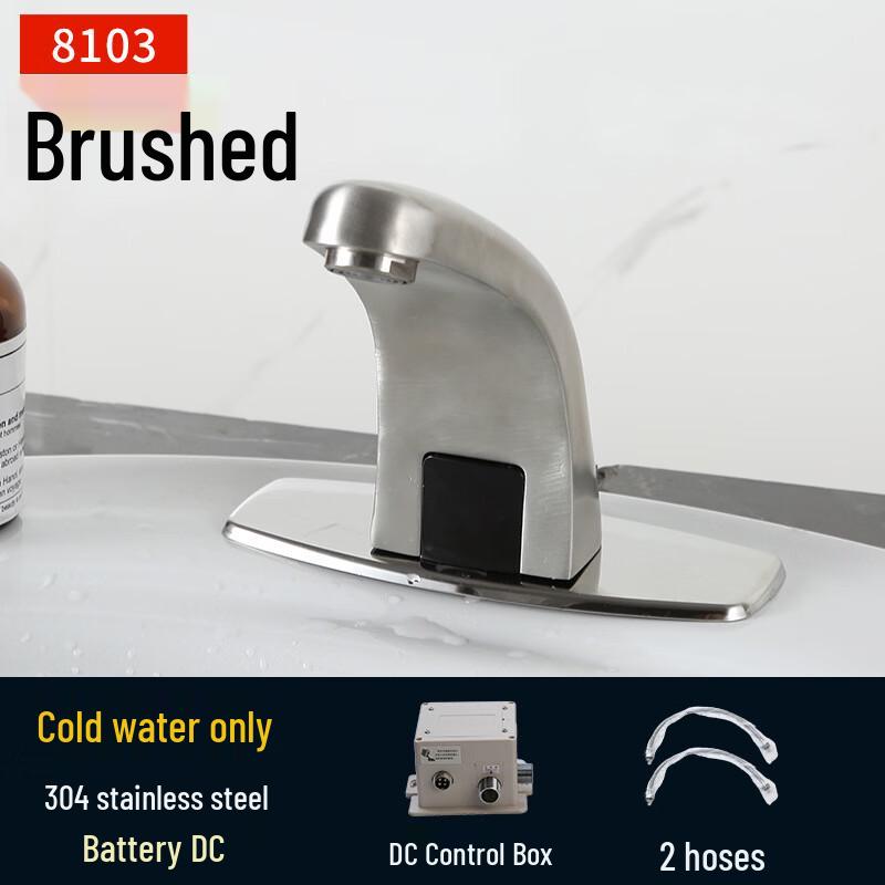 Yi Pan Battery-Powered Single Cold Washbasin Faucet