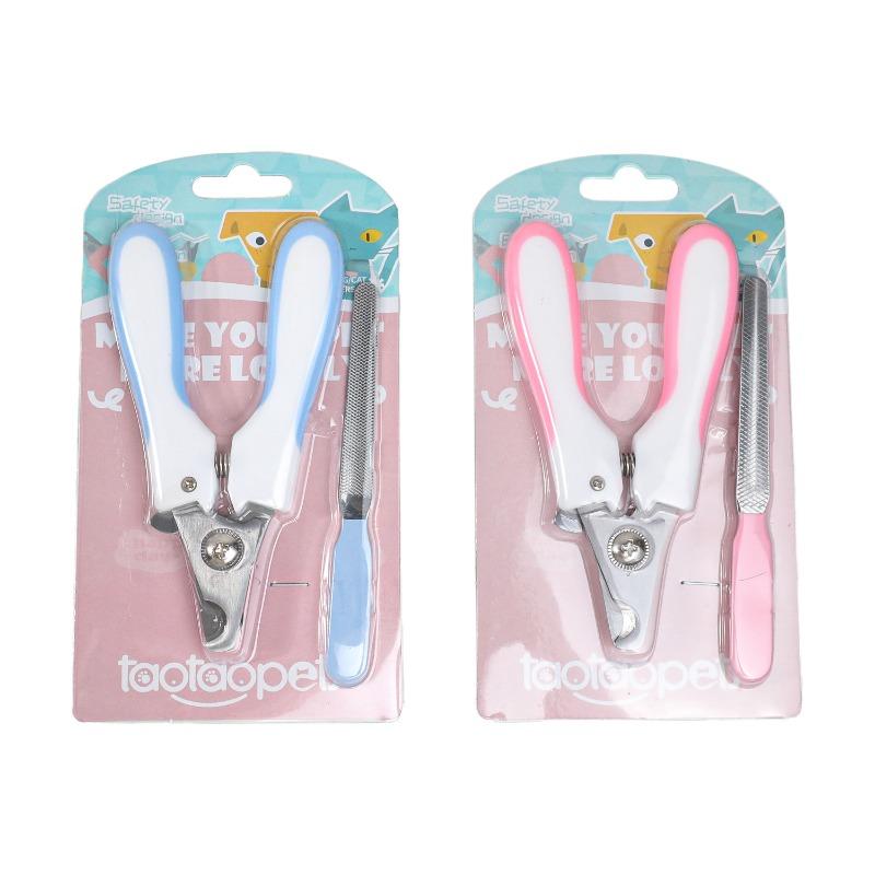 Miao Xin Bao Rabbit Ear Handle Nail Clippers with File, Dog and Cat Alloy Blade Tips, Pet Nail Clippers