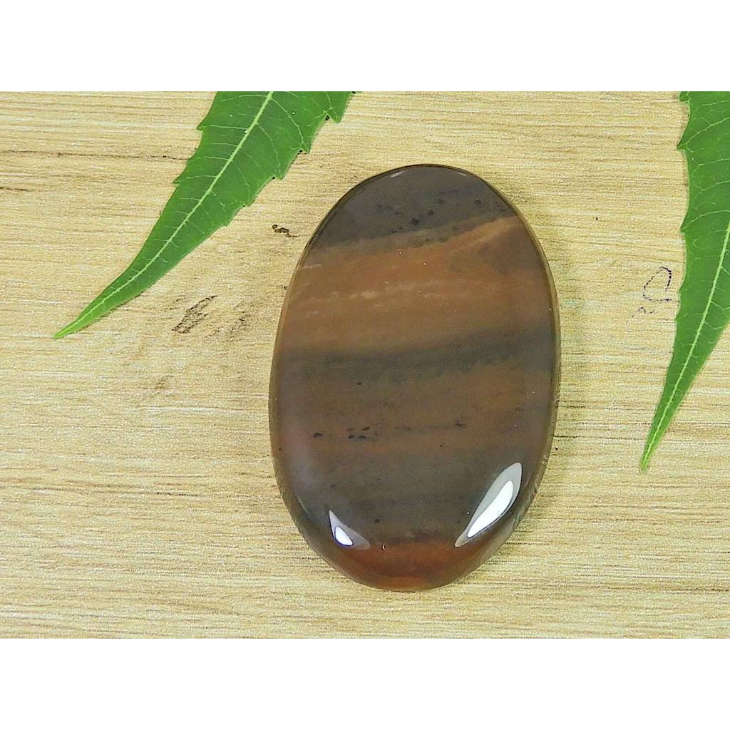 29X47X07MM Natural Honey Dendrite Oval Shape Cabochon Loose Gemstone 77Cts. SK-3458