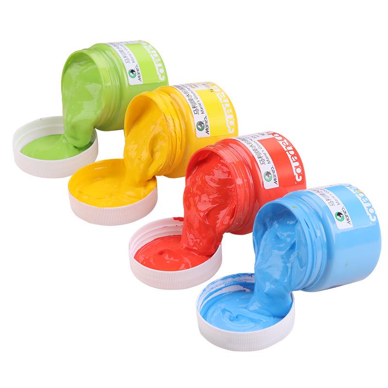 Mali Afwasbare Gouache Verf 100ml - Handgeschilderde Kleuren voor Kinderen en Studenten