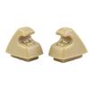 2Pcs Sun Visor Support Clip 95994975 ABS & PC Beige