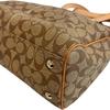 COACH 16119 2way Shoulder Shoulder Signature PVC coated canvas Handbag beige PVC coated canvas Women Used