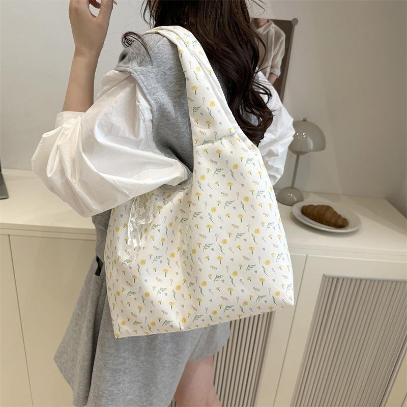 Sweet Floral Shoulder Bag, Popular In Summer, Versatile Casual, Light and Gentle Wind, Simple Underarm Handbag for Women