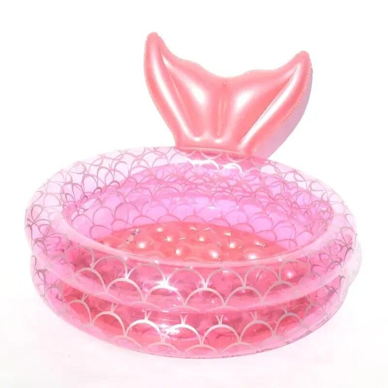 S Inflatable Pool Bathing Kids Summer Home Outdoor Swimming Pool Inflatable Square Swimming Pool For Kids Gifts Girl
