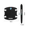 (For Volkswagen) 8x Car Door Handle Bowl Anti-Scratch Cover Carbon Fiber Guard Protector Stickers