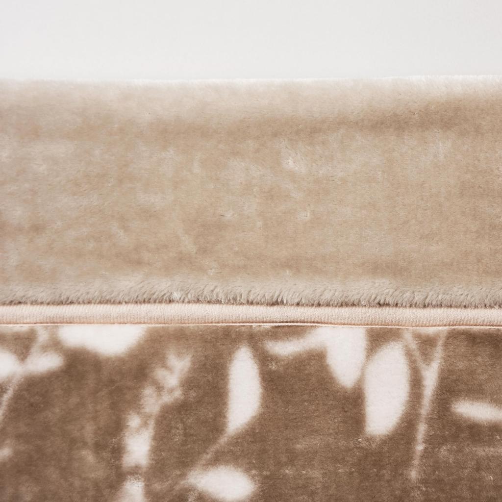 Nishikawa Polyester Lace Blanket, Single, Washable, Warm Even In Cold Winters, Beige, LP4652 FQ04055002