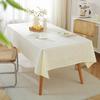 Hot-Selling Waterproof And Oil-Proof Tablecloth Simple Striped Rectangular Dining Table Cloth Dormitory Event Party Cover