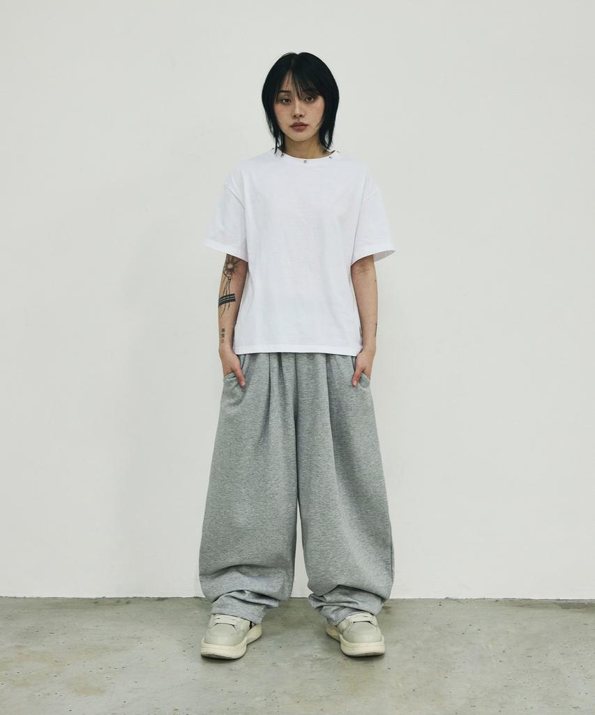 SCALLYWAG Summer 88 Crossbody Patch Sweatpants [Grey]