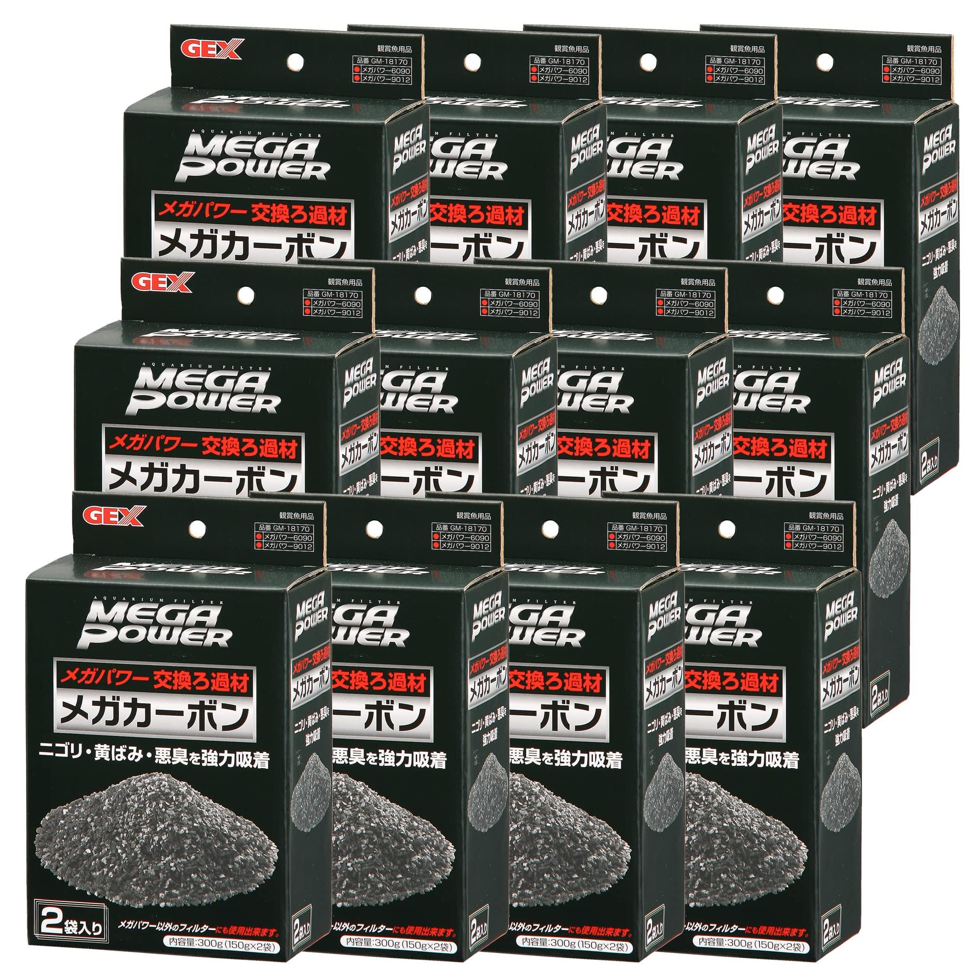 

GEX AQUA FILTER Mega Carbon 150g x 2 bags x 12 pieces set GM-18170