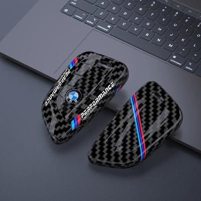 Für Kohlefaser Auto Schlüsselabdeckung Hülle Schale Für BMW G05 G07 F25 F15 F26 G01 G02 G06 G08 G14 G15 G16 F48 F39 F10 F30 Auto Zubehör
