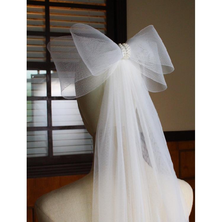 Wedding Bridal Veil 2 Layers Short Sheer Tulle Hair Accessories for Brides