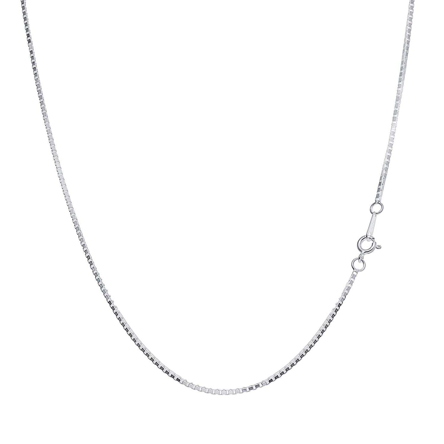 

[Sears] Sterling Silver 925 Venetian Chain, 1.4mm width, 45cm length, sv150-45