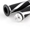 evomosa Motorcycle Clip Universal Bar End Grip End Bar Spiral Grip Aluminum Universal 22.2mm