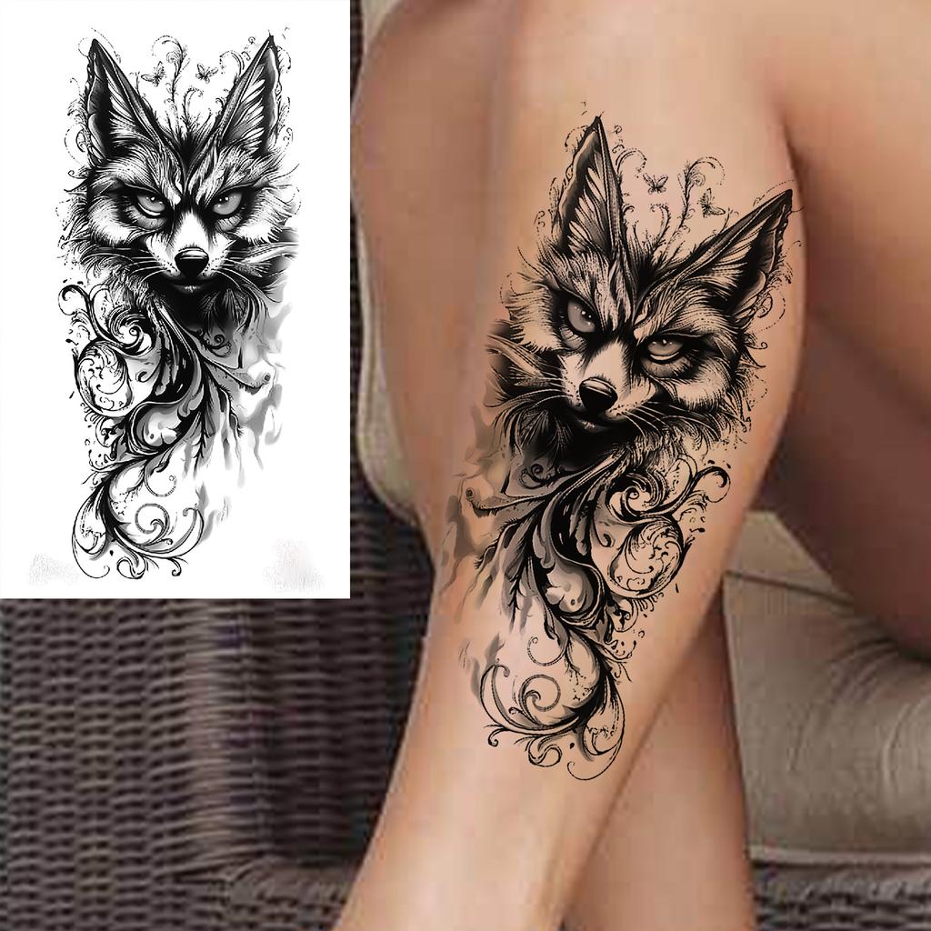 1 Sheet Dragon Temporary Tattoos For Men Women Water Transfer Tattoo Sticker Self Adhesive High Quality Fake Tatoo Arm Forearm