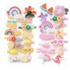 28-Piece Deluxe Hair Clip Set for Girls, Kids and Girls. Hair Ties, Hair Accessories, Hair Bands, Hair Ties, Stylish Hair Ornaments, Colorful and