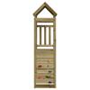 Play Tower Brown 53 x 110.5 x 214 cm Solid Impregnated Wood