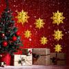 Christmas Snowflake Decor 6Pcs 3D Paper Snowflake Hanging Ornaments for Christmas Tree Winter Wonderland New Year Home Decor