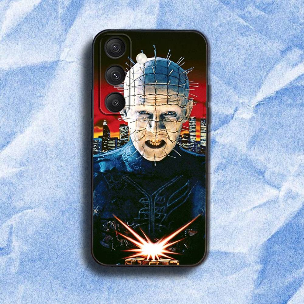 Pinhead H-Hellraise Phone Case For Samsung S 25,24,23,22,30,21,10,9,Ultra,Plus,Lite,FE,4,5G Black Soft Case samsungS24ULTRA