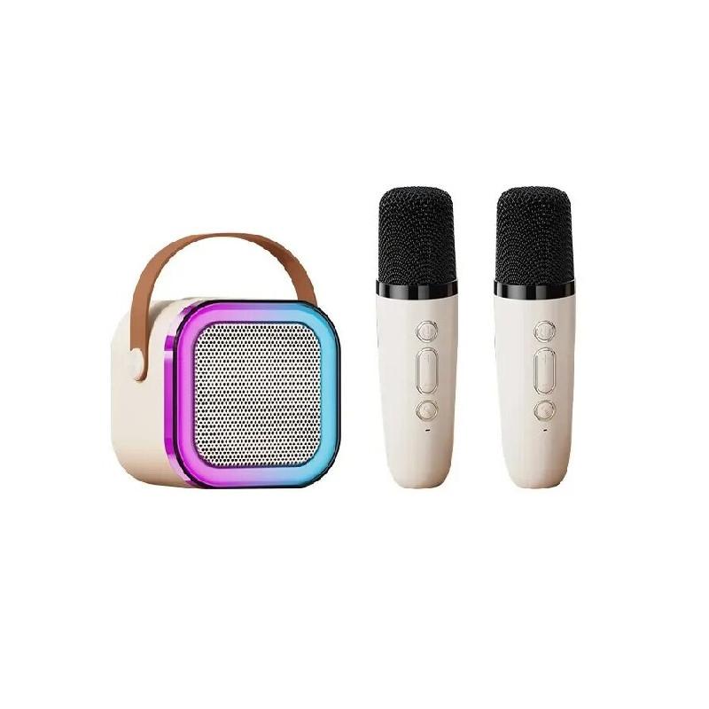 Portable K12 Bluetooth Speaker With Wireless Microphone Ideal For Outdoor Ktv And Home Singing