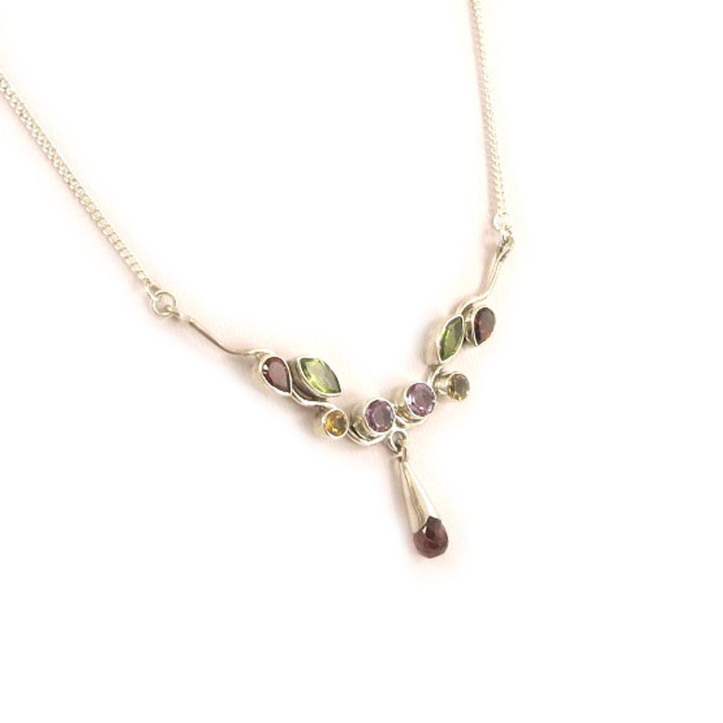 Les Trésors De Lily [D3863] – Tutti Frutti „Heaven“-Silberhalskette