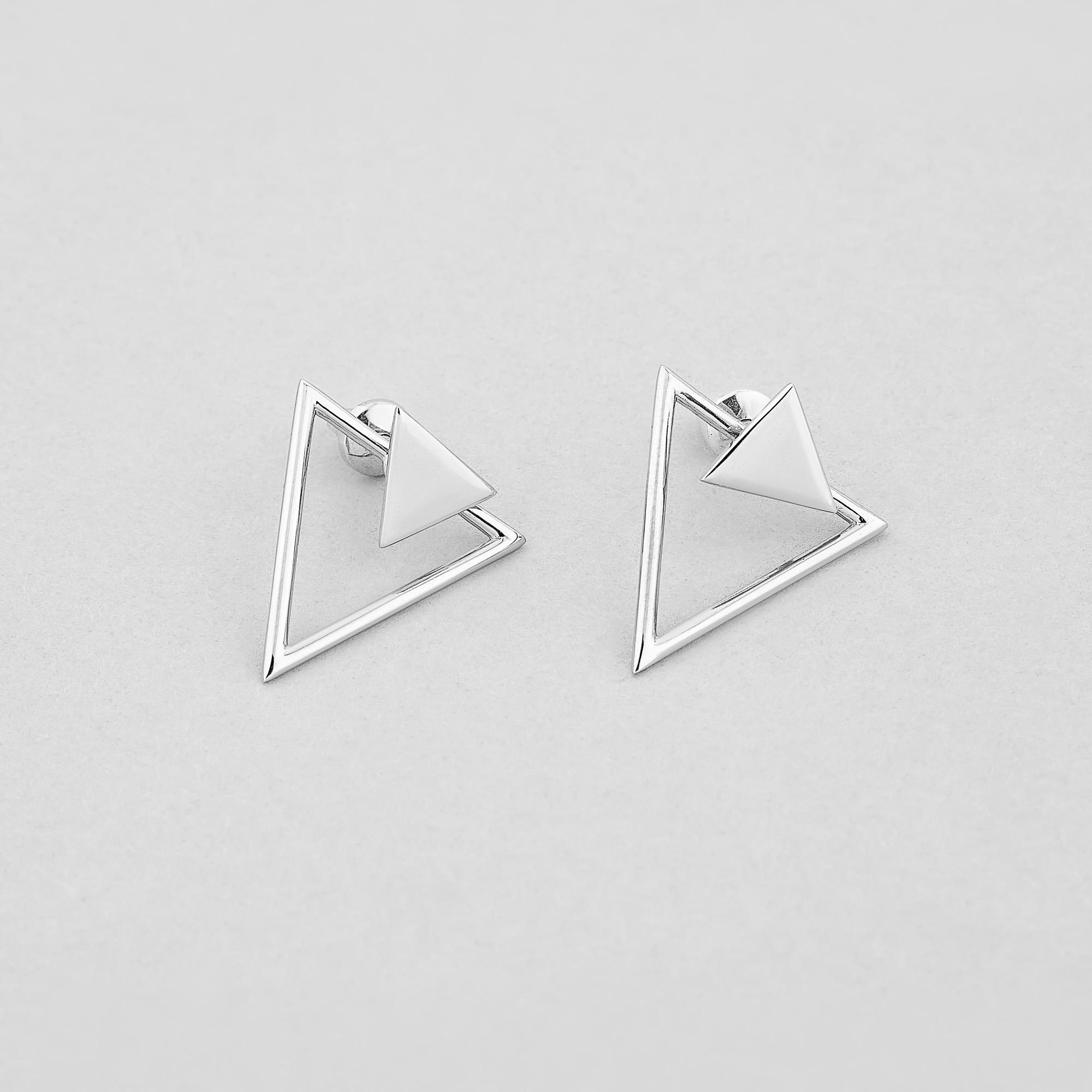 

Сережки Виразність фігур срібний