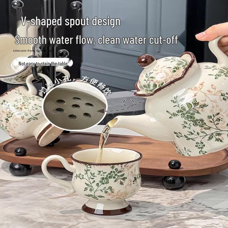 Prosperous Flower Automatic Teapot Gift Set