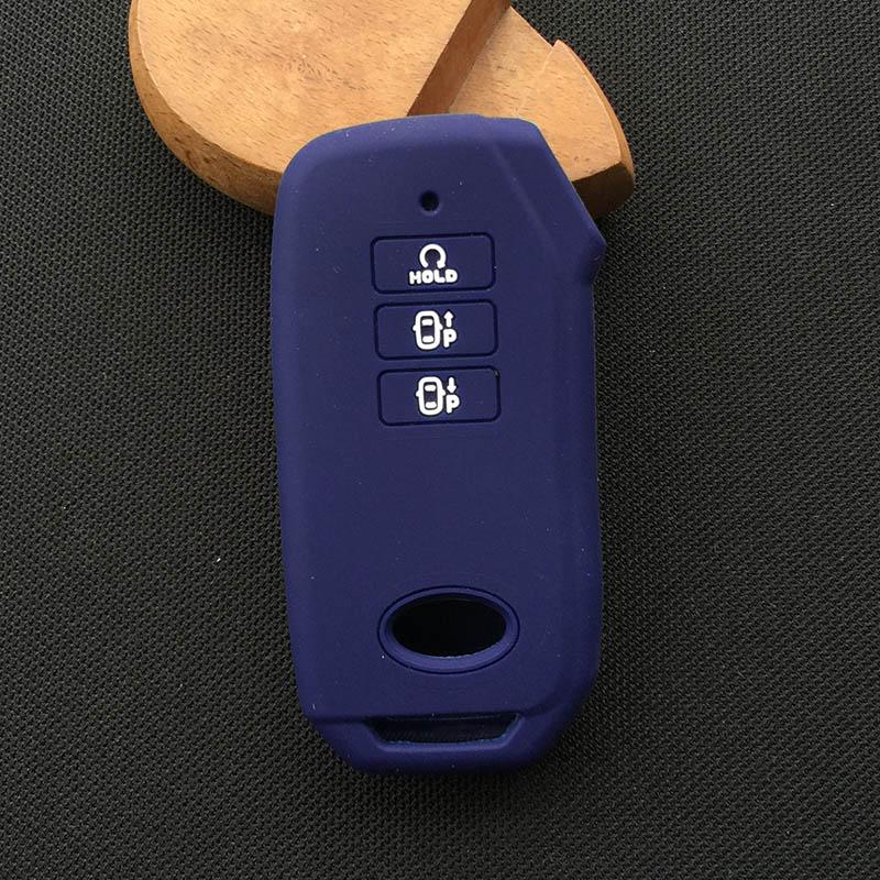 Silicone Key Cover Case Holder Protect for KIA K5 EV6 Dl3 Mq4 Grand Carnival Sorento Sedona Remote Keyless Car Accessories