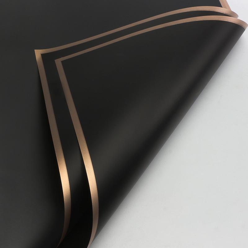 

20шт водонепроницаемая цветочная подарочная упаковка бумага флорист букет упаковка DIY декор чёрный