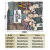 BSB Backstreet Boys Band Blanket  Warm Soft Funny Plush Throw Blanket For Bedroom Picnic Flannel Bedspread Bed Cover