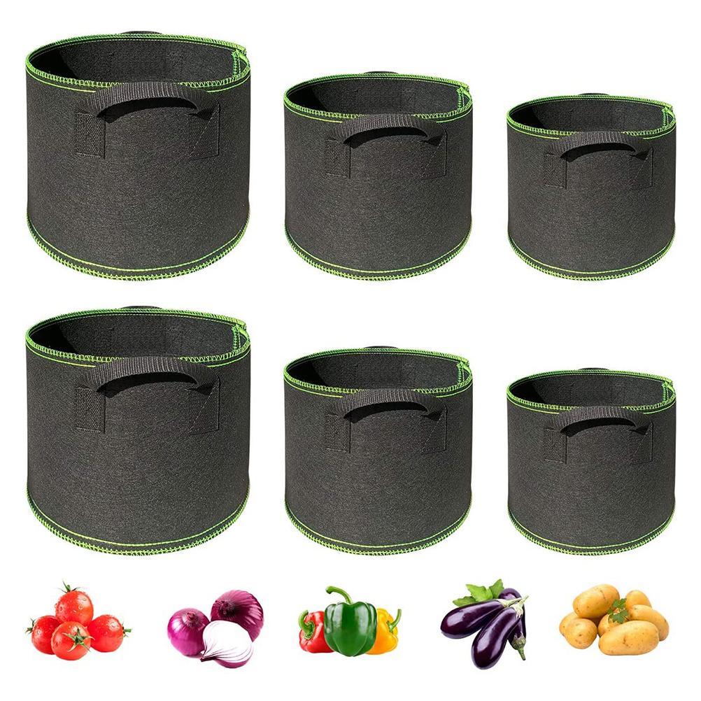 Kartoffel Anzuchtsäcke Vlies Kartoffel Pflanzgefäß Gemüse Pflanzsäcke für Zuhause Balkon Garten Karotten Tomaten Gemüse