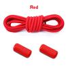 Round Elastic Laces without ties Metal Buckle Shoelace Sneakers Flat Shoes no tie shoelaces Shoe Accessories 1Pair/2Pair
