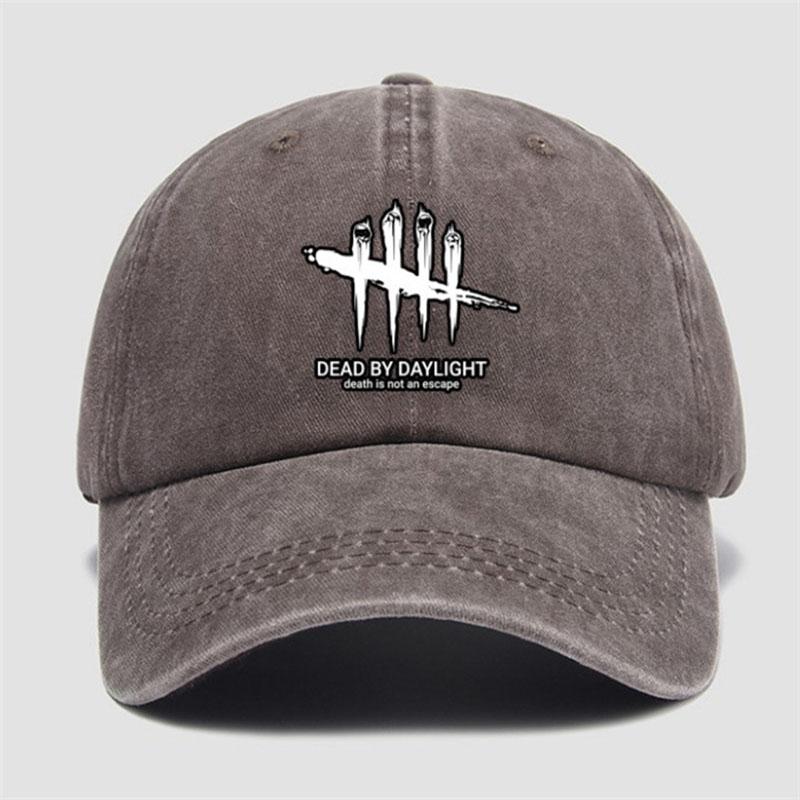 Deads By Daylight Cosplay Baseball Cap Vintage Style Washed Soft Top Denim Hat Men Women Adjustable Sports Dad Hats
